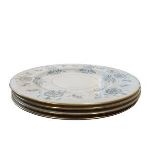 Castleton China CAPRICE Dinner Plates Set of Four Vintage Mid Century USA